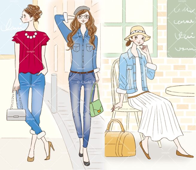 産経新聞の連載『半歩踏み出すおしゃれ講座』vol.12「デニムを着こなそう」