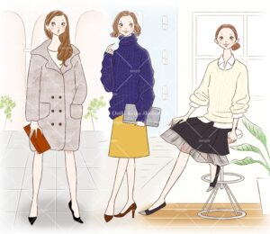 産経新聞の連載『半歩踏み出すおしゃれ講座』vol.14「格上げる上質ニット」