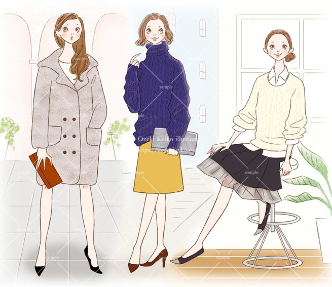 産経新聞の連載『半歩踏み出すおしゃれ講座』vol.14「格上げる上質ニット」