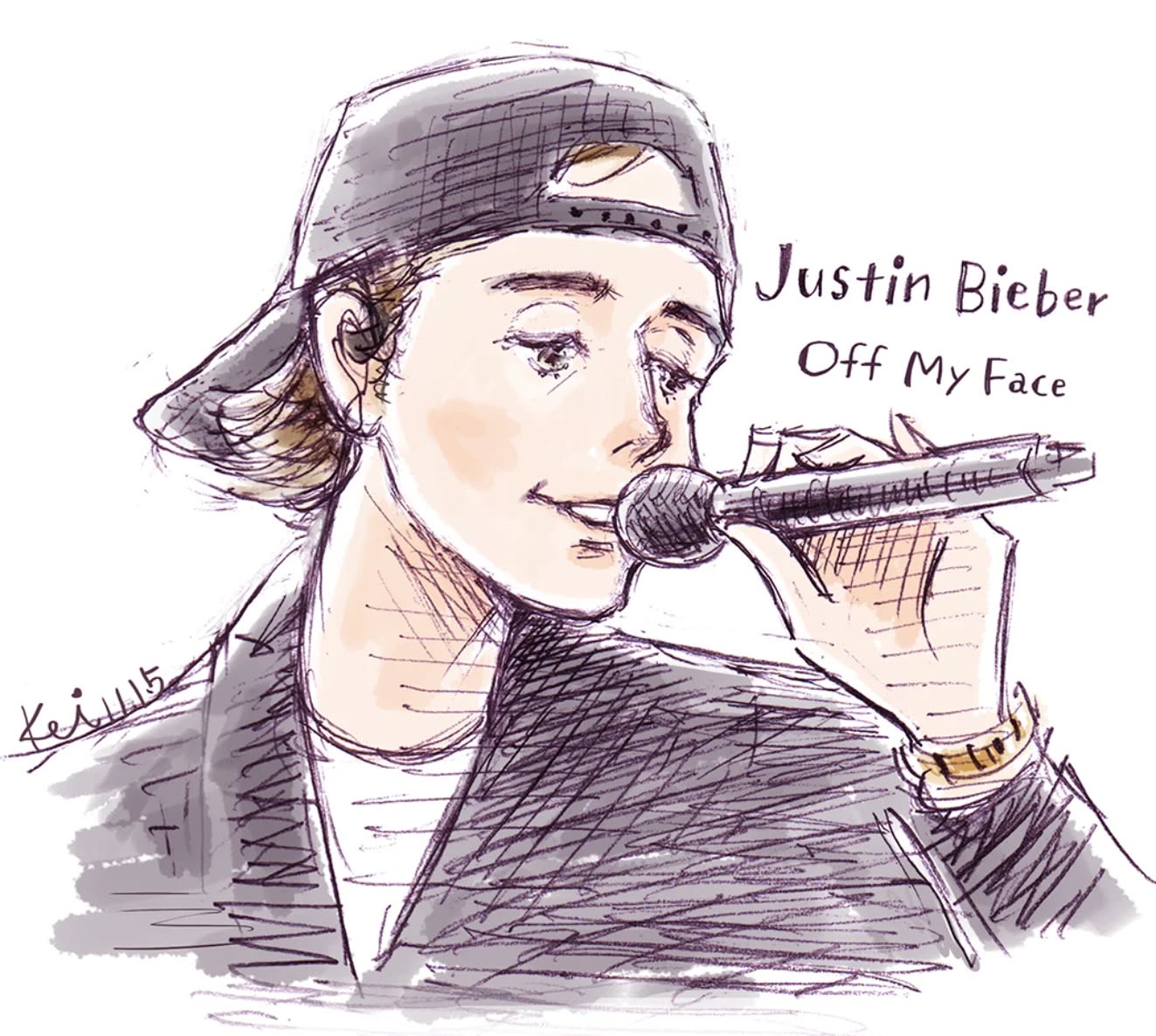 Justin Bieaber／Off My Face

曲が可愛くて、MV見たら、
このMVのジャスティン・ビーバーがめっちゃ可愛くて思わずスケッチ✎😚

#skech #justinbieber #ジャスティンビーバー #offmyface