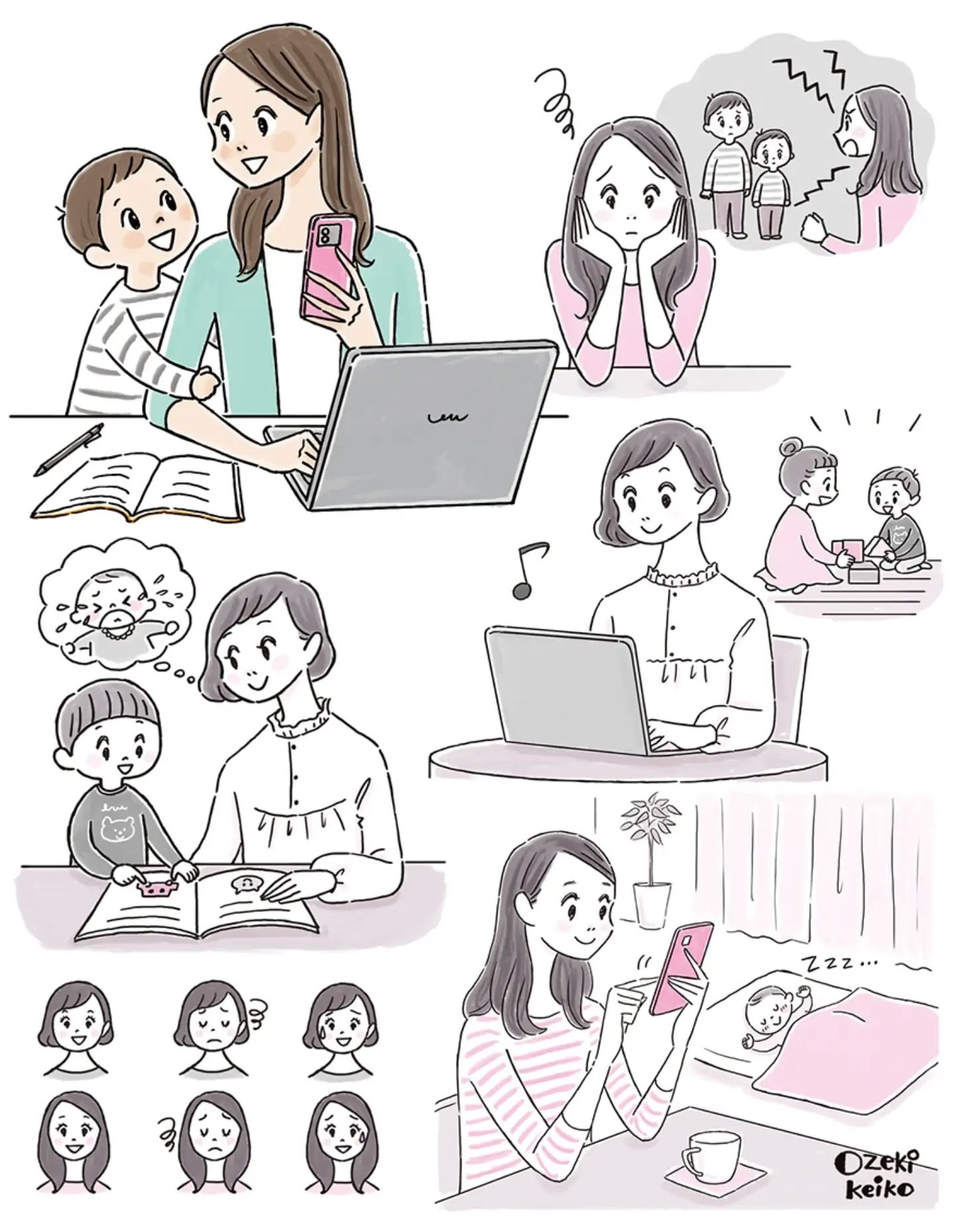 「インスタでつくるママのおうちキャリア」
（神野まき著）ビジネス社

カバーイラストと挿絵を描かせていただきました。
ありがとうございました。

#挿絵イラスト
#artwork