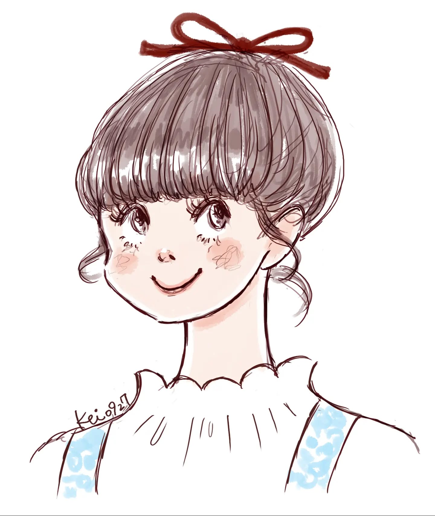 玉ねぎ頭の女の子🧅
今日も仕事のお供は徹子さんのYouTube😁

来月は徹子の部屋展を見に行く予定なので楽しみ♬