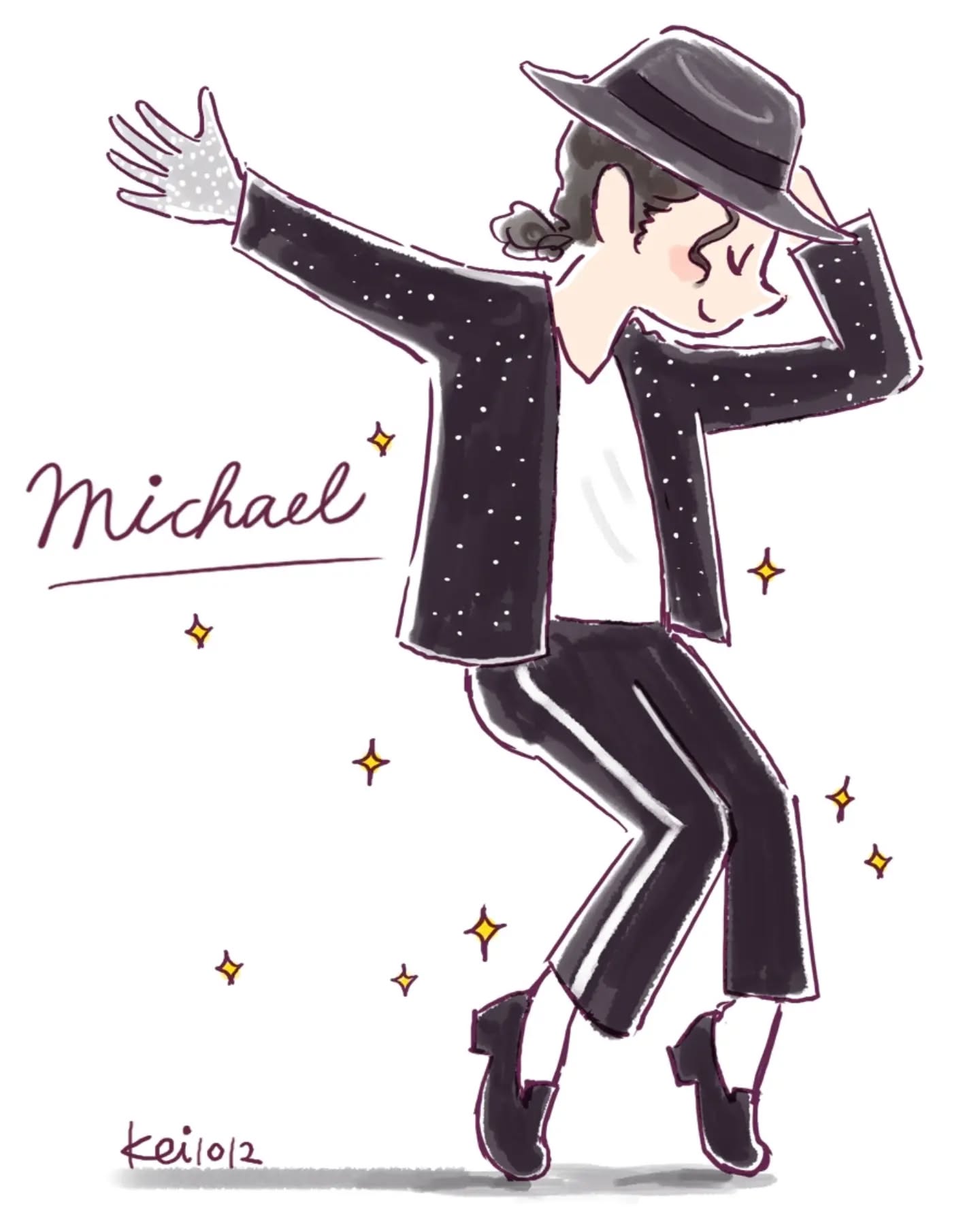 映画「Michael」を観ました🎬️
マイケルの事は、好きな曲がちょっとあるくらいであまり知らなかったけど、映画すごくよかった〜✨

エンドロールが終わったら、本物のマイケルのMVが流れてきて感動✨

マイケルのこのつま先立ちポーズがすごく好き😆

イラストはマイケルが大好きなお友達のために♡

#Michael #マイケルジャクソン