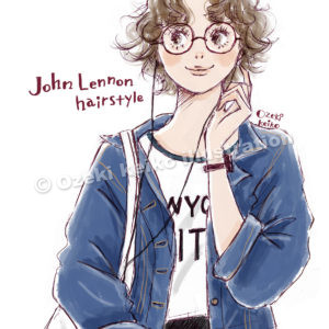 ショートヘアの女性イラスト イラストレーター小関恵子の仕事帖 関西在住 大阪 京都 兵庫 滋賀