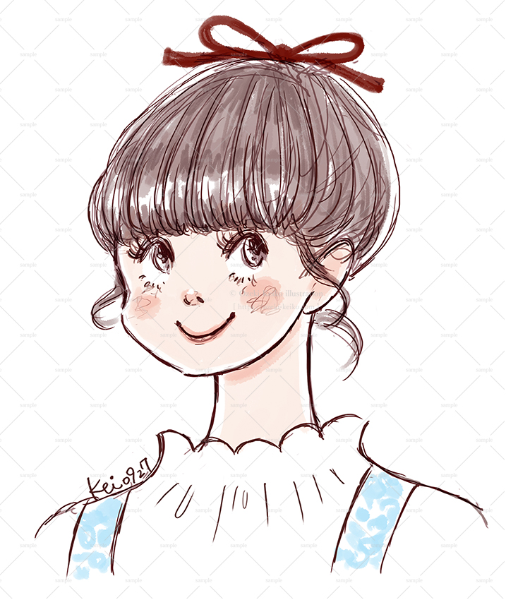 玉ねぎ頭の女の子