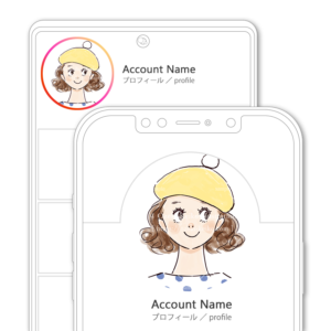 SNSアイコン・プロフィール用 黄色のふわふわベレー帽でショートパーマの女性